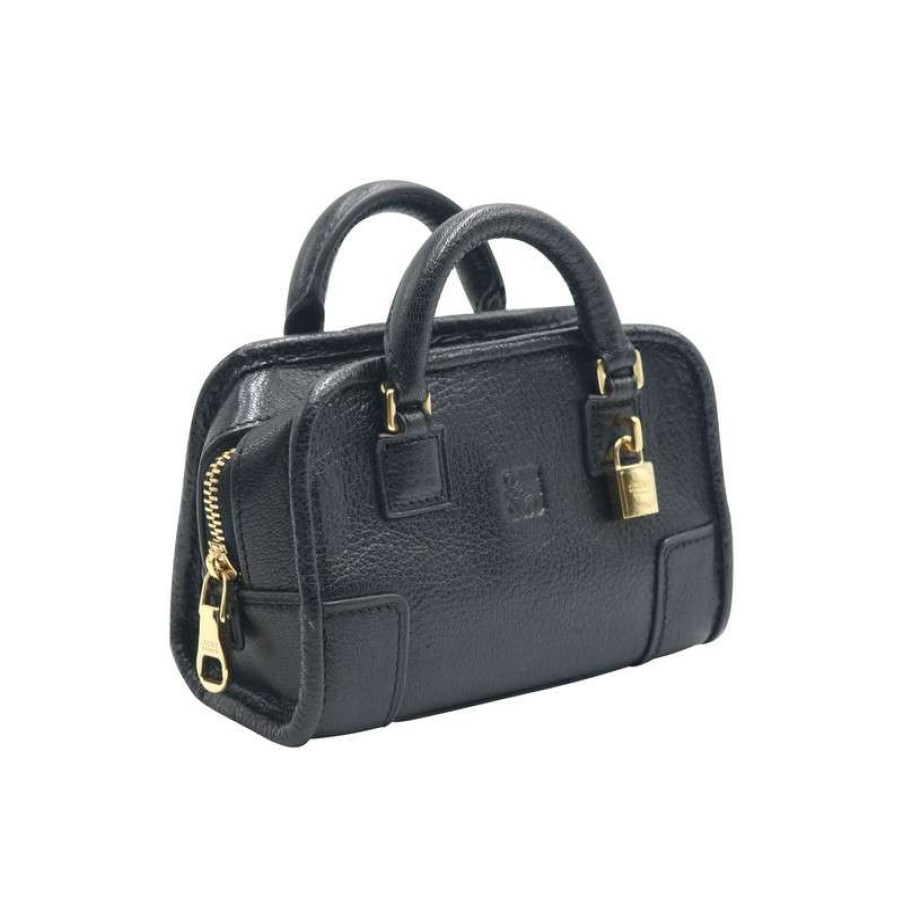 Loewe * | Classical Loewe Shoulder Bag Leather In (One Size) Black