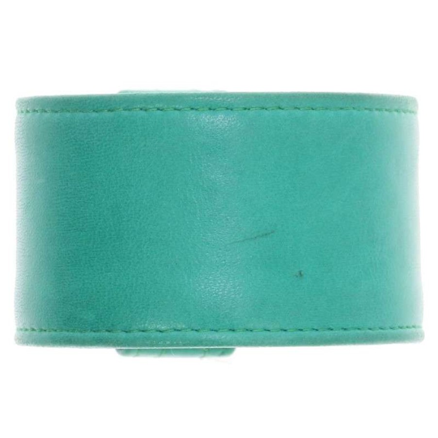 Loewe * | Best Sale Loewe Bracelet/Wristband Leather In (One Size) Turquoise