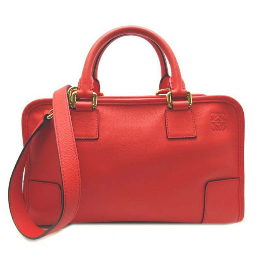 Loewe * | Best Choice Loewe Amazona Leather In (One Size) Red