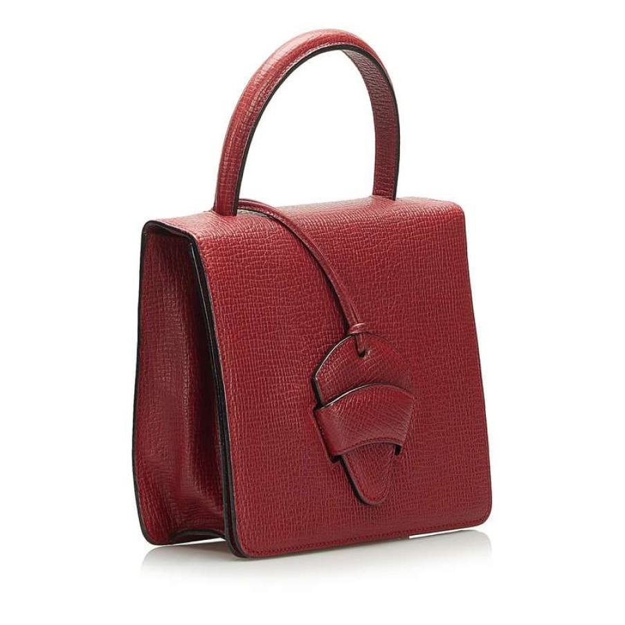 Loewe * | Top Sellers Loewe Handbag Leather In (One Size) Red