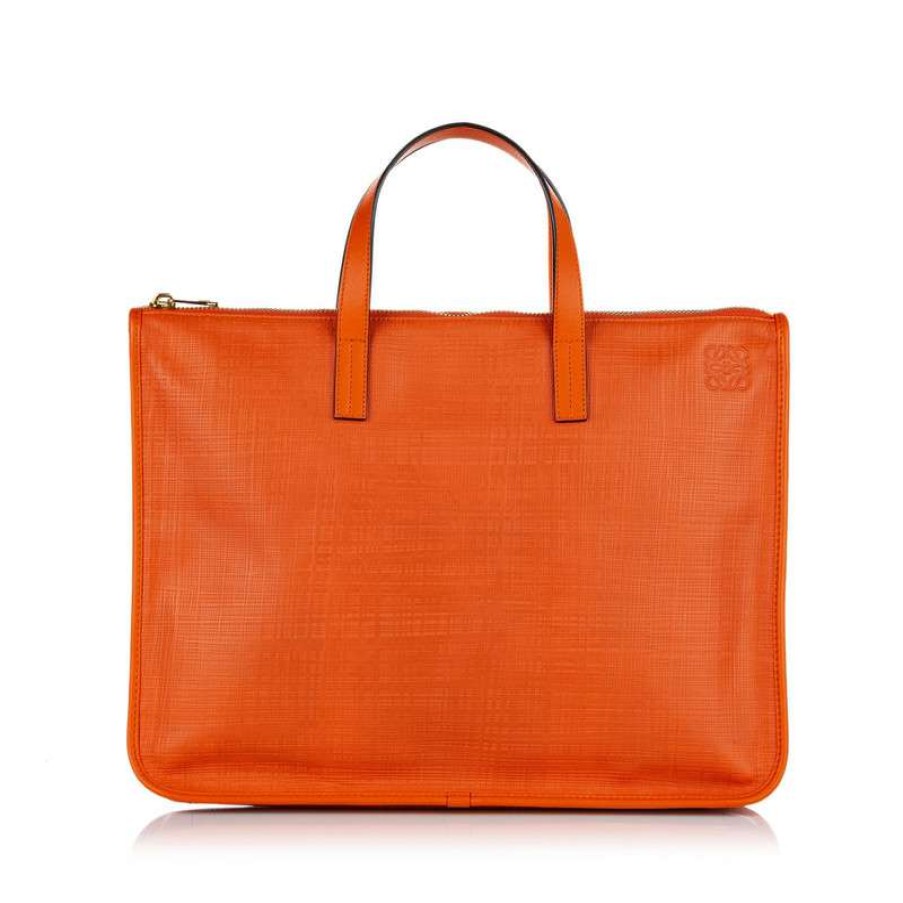 Loewe * | Best Quality Loewe Handbag Leather In (One Size) Orange