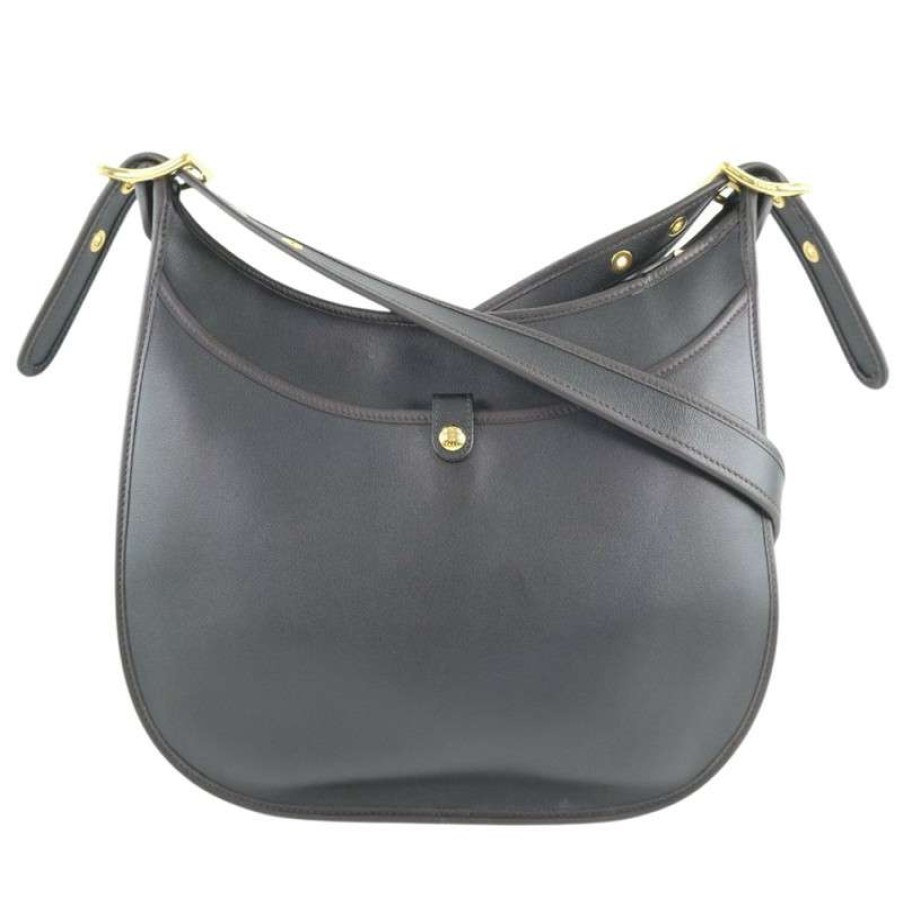 Loewe * | Best Choice Loewe Shoulder Bag Leather In (One Size) Black