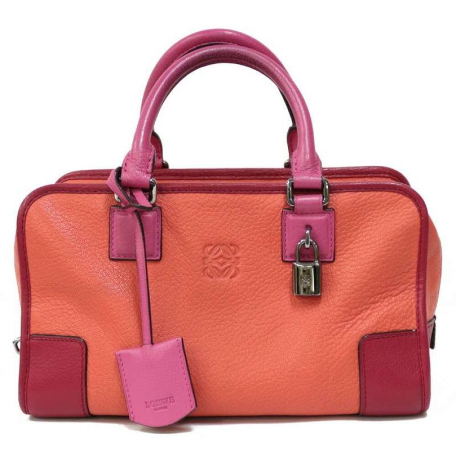 Loewe * | Sale Loewe Amazona Leather In (One Size) Orange