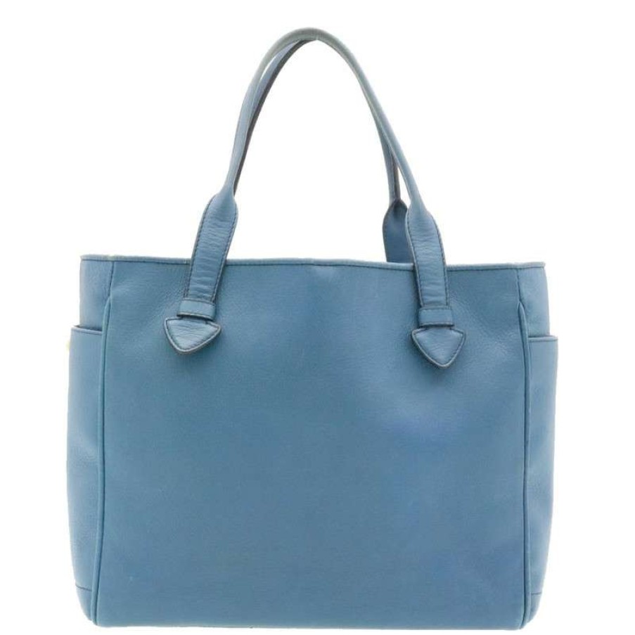 Loewe * | Hot Selling Loewe Handbag Leather In (One Size) Blue