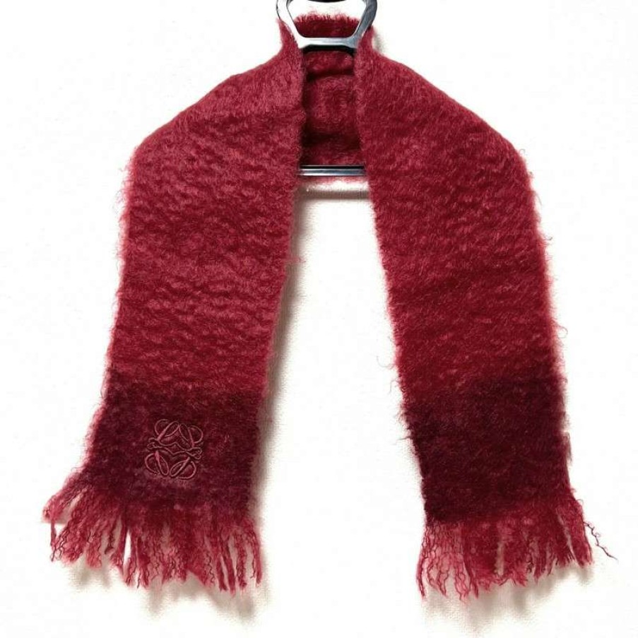 Loewe * | Best Sellers Loewe Scarf/Shawl Fur In (One Size) Red