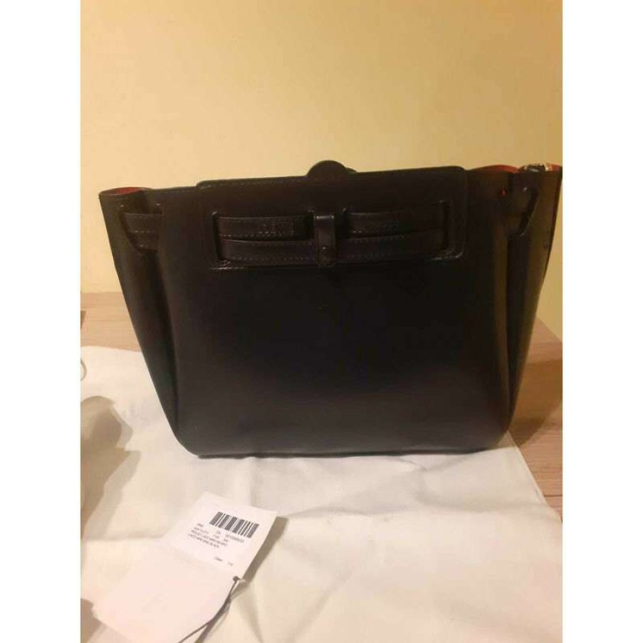 Loewe * | Clearance Sale Loewe Lazo Bag Leather In (One Size) Black