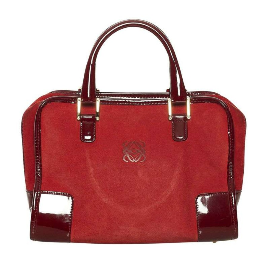 Loewe * | Closeout Sale Loewe Amazona Suede In (One Size) Red