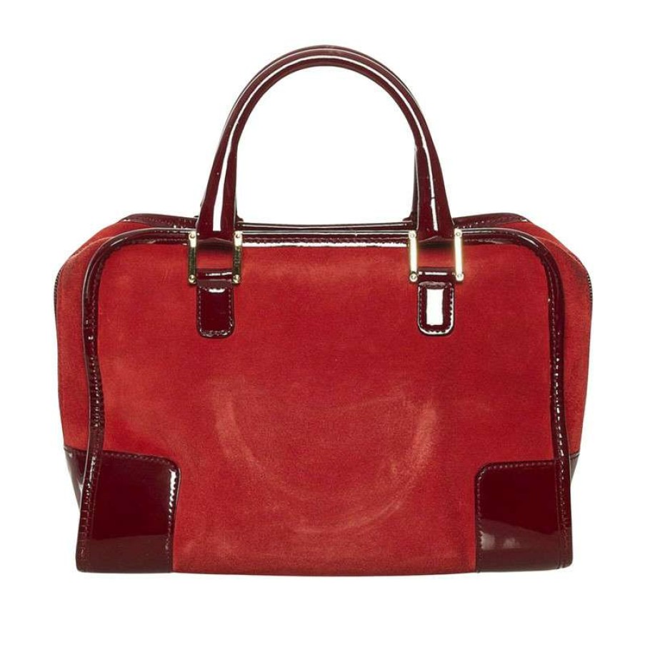 Loewe * | Closeout Sale Loewe Amazona Suede In (One Size) Red