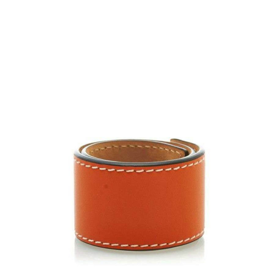 Loewe * | Closeout Sale Loewe Bracelet/Wristband Leather In (One Size) Orange