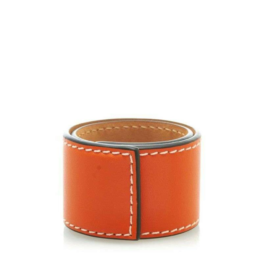 Loewe * | Closeout Sale Loewe Bracelet/Wristband Leather In (One Size) Orange