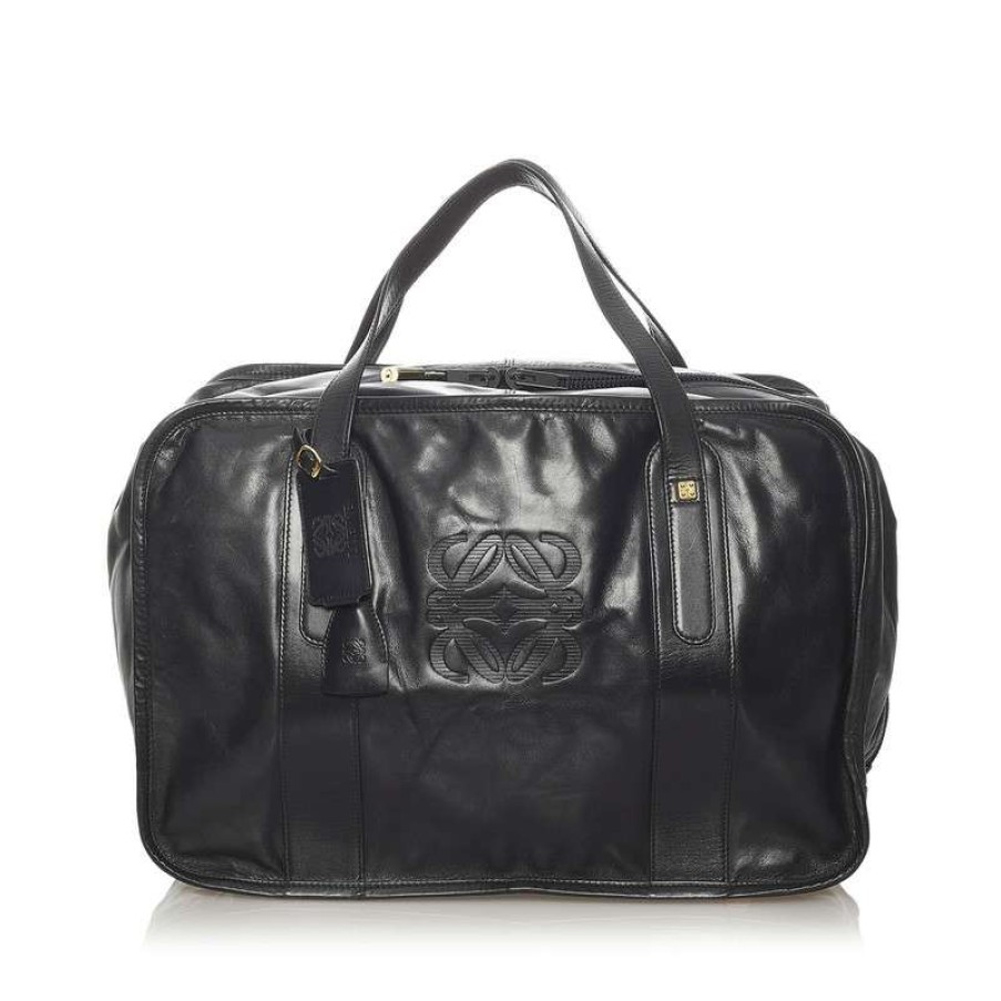 Loewe * | Best Sale Loewe Handbag Leather In (One Size) Black