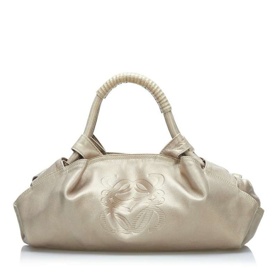 Loewe * | Clearance Loewe Handbag Leather In (One Size) Beige