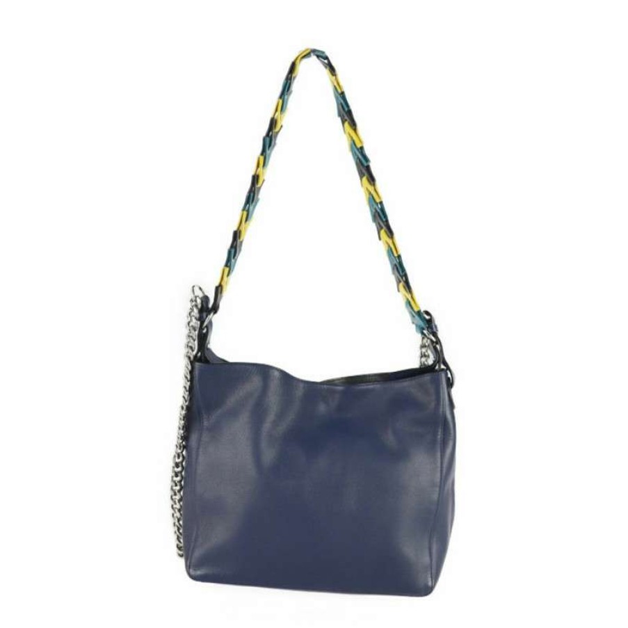 Loewe * | Best Quality Loewe Shoulder Bag Leather In (One Size) Blue