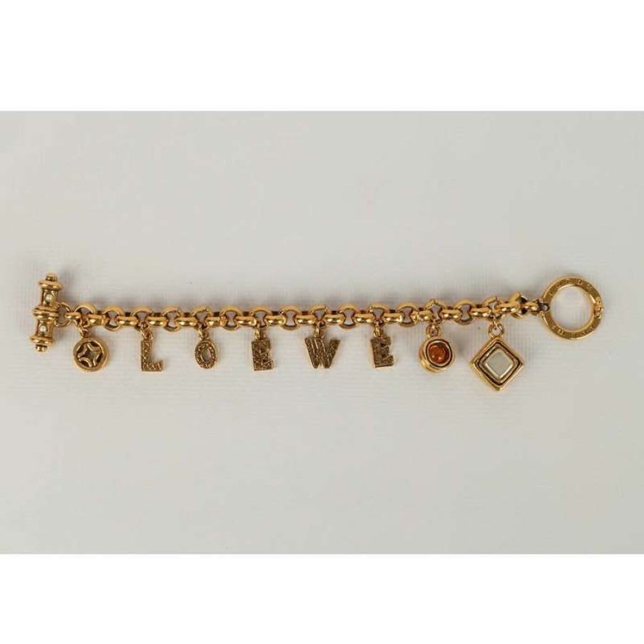 Loewe * | Wholesale Loewe Bracelet/Wristband In (One Size) Gold