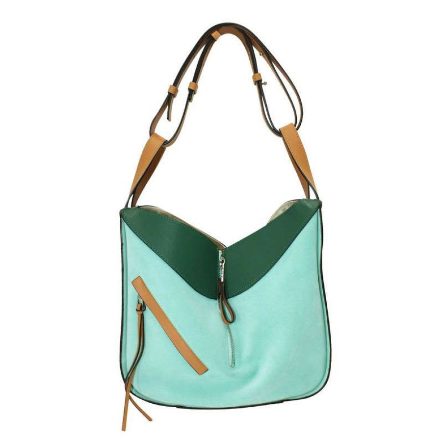 Loewe * | Sale Online Loewe Tote Bag Leather In (One Size) Turquoise