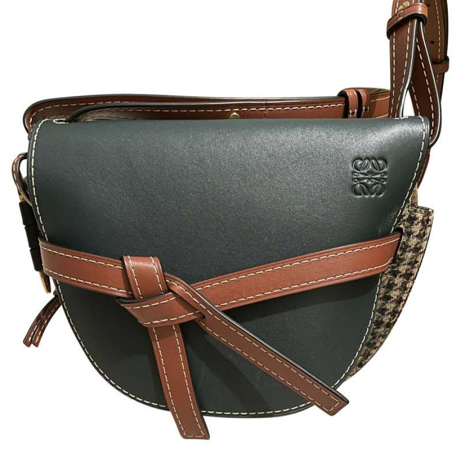 Loewe * | Popular Loewe Gate Leather In (One Size) Green