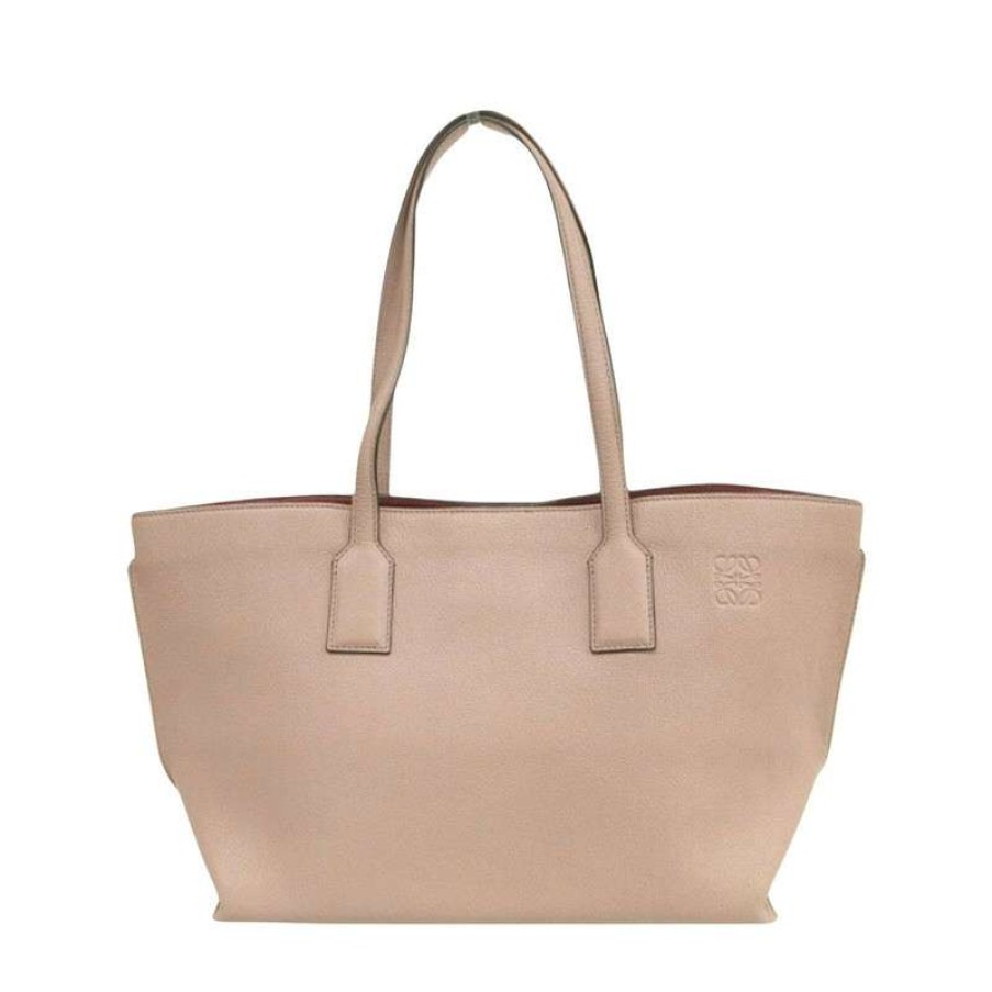 Loewe * | Unique Loewe Tote Bag Leather In (One Size) Beige