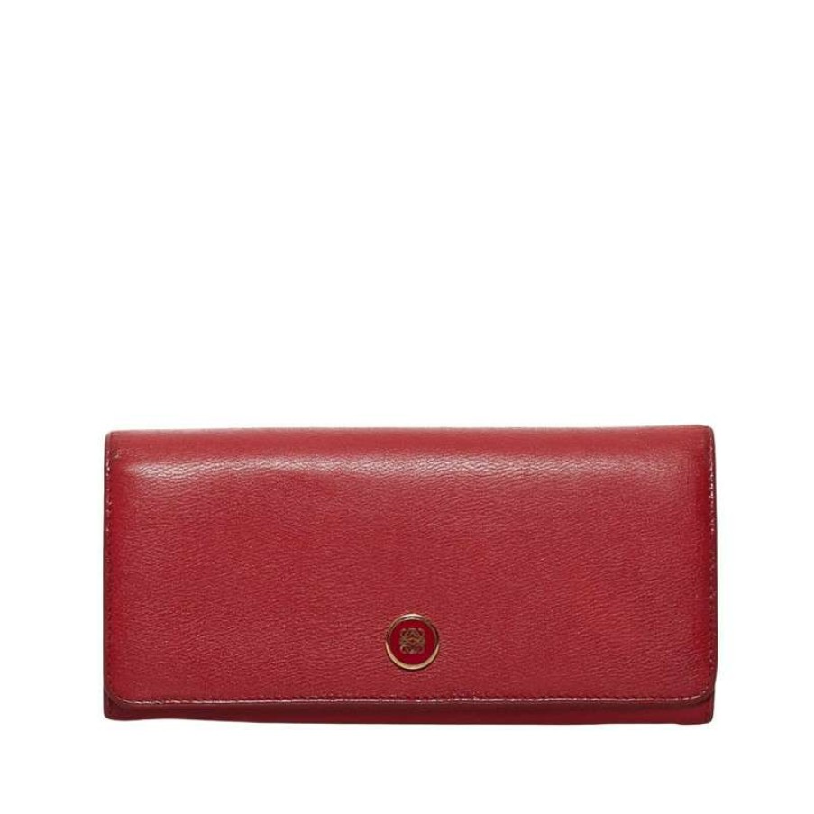 Loewe * | Premium Loewe Bag/Purse Leather In (One Size) Red