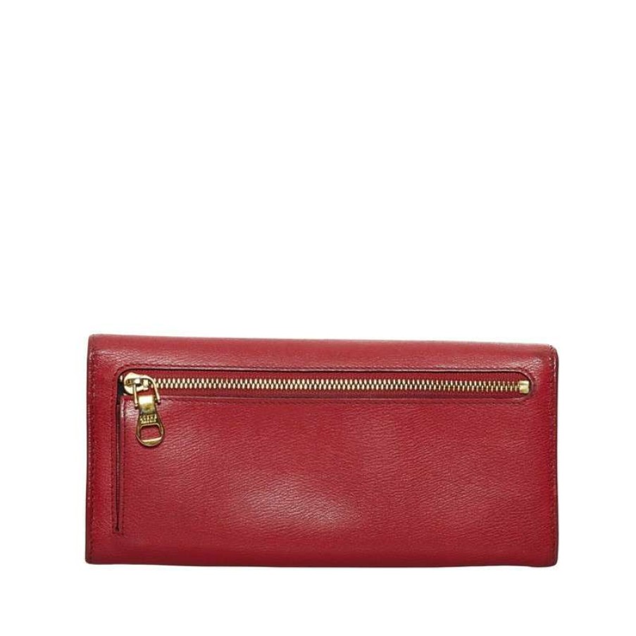 Loewe * | Premium Loewe Bag/Purse Leather In (One Size) Red