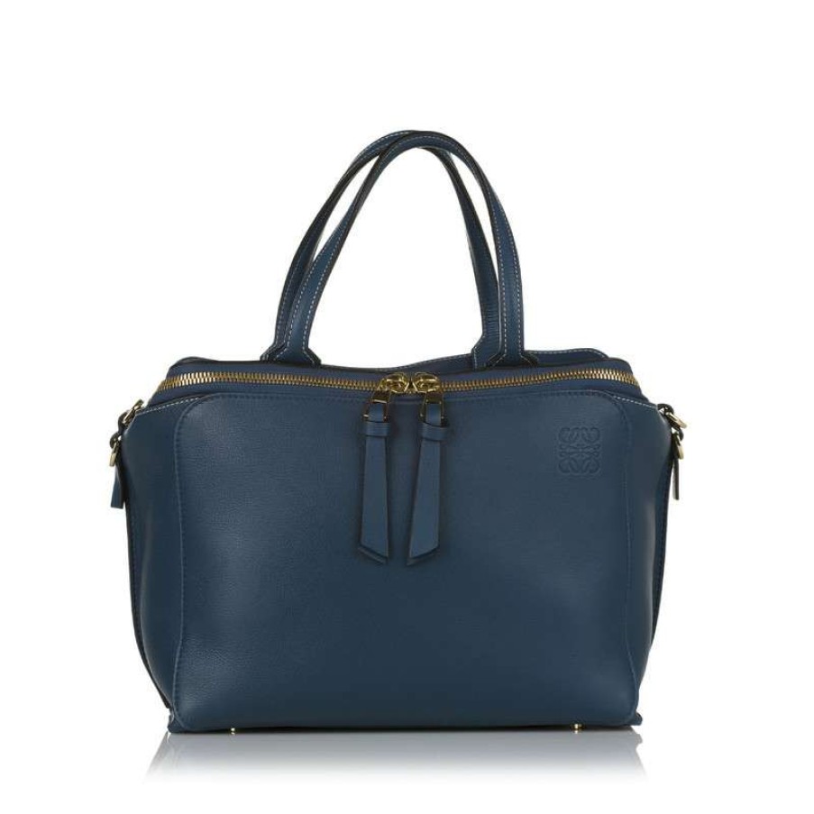 Loewe * | Best Quality Loewe Shoulder Bag Leather In (One Size) Blue