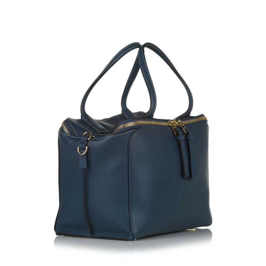 Loewe * | Best Quality Loewe Shoulder Bag Leather In (One Size) Blue