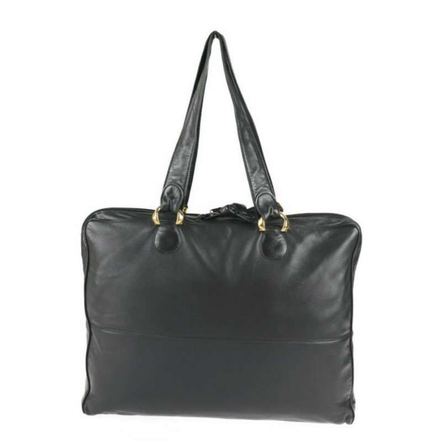 Loewe * | Best Choice Loewe Anagram Bag Leather In (One Size) Black