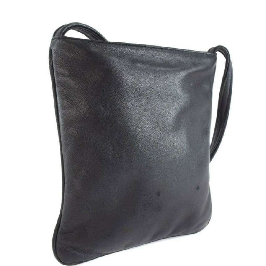 Loewe * | Attractive Loewe Shoulder Bag Leather In (One Size) Black