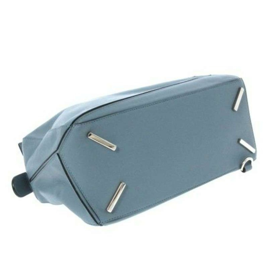 Loewe * | Premium Loewe Shoulder Bag Leather In (One Size) Blue