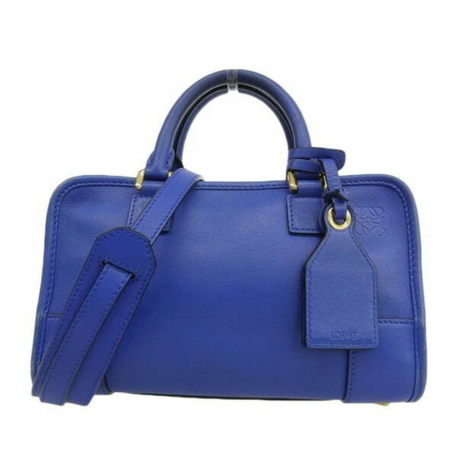 Loewe * | Hot Selling Loewe Amazona Leather In (One Size) Blue