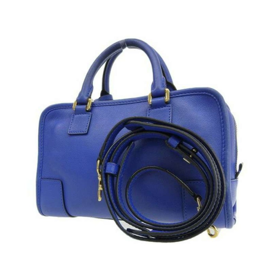 Loewe * | Hot Selling Loewe Amazona Leather In (One Size) Blue