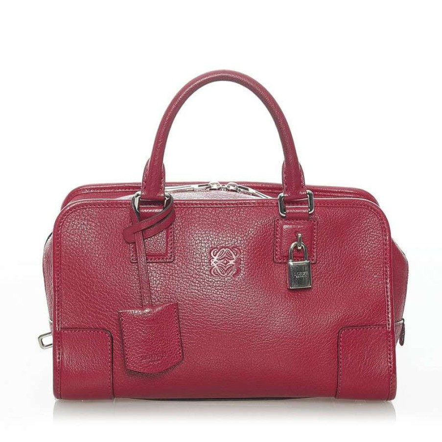 Loewe * | Low Price Loewe Handbag Leather In (One Size) Red