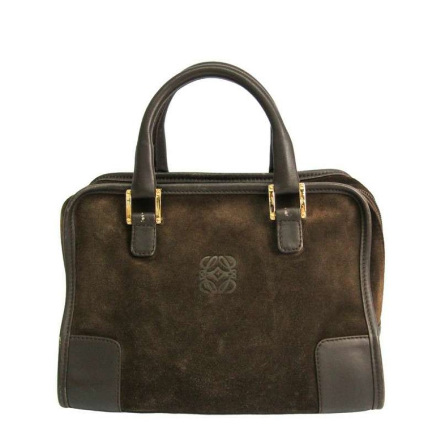 Loewe * | Sale Loewe Amazona Suede In (One Size) Brown