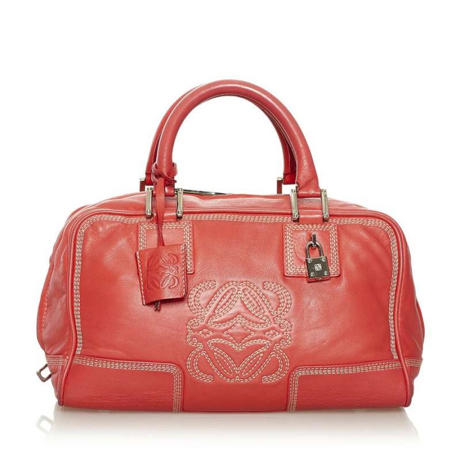 Loewe * | Wholesale Loewe Handbag Leather In (One Size) Red