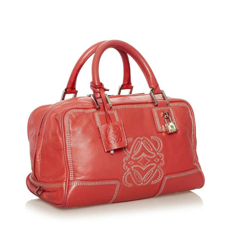 Loewe * | Wholesale Loewe Handbag Leather In (One Size) Red