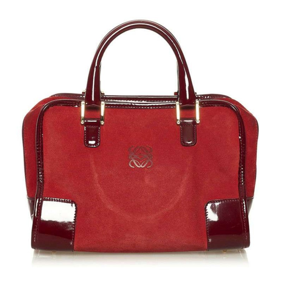 Loewe * | Classical Loewe Amazona Suede In (One Size) Red