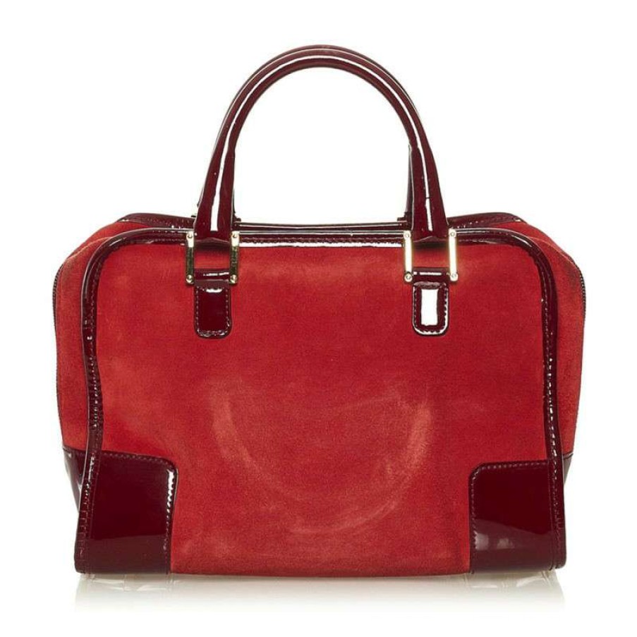 Loewe * | Classical Loewe Amazona Suede In (One Size) Red