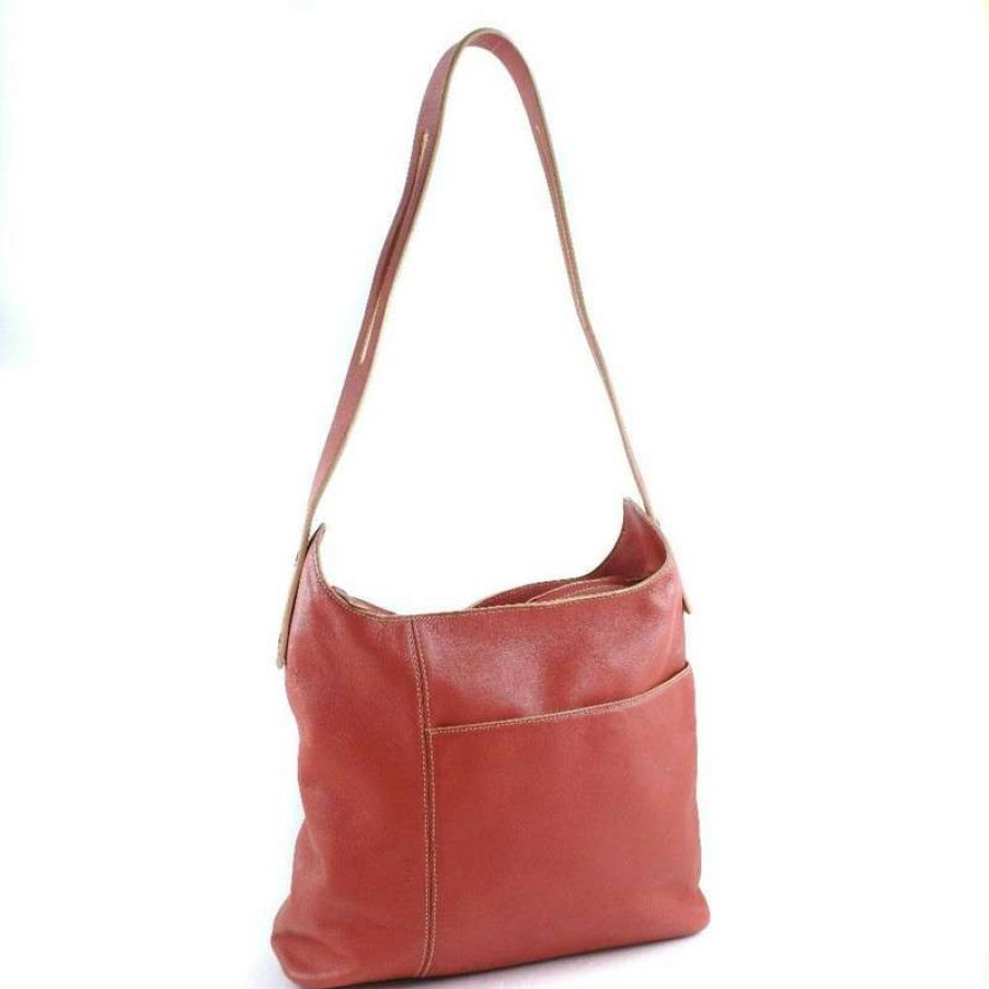 Loewe * | Best Choice Loewe Shoulder Bag Leather In (One Size) Red