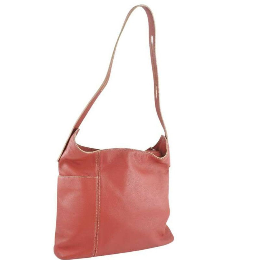 Loewe * | Best Choice Loewe Shoulder Bag Leather In (One Size) Red