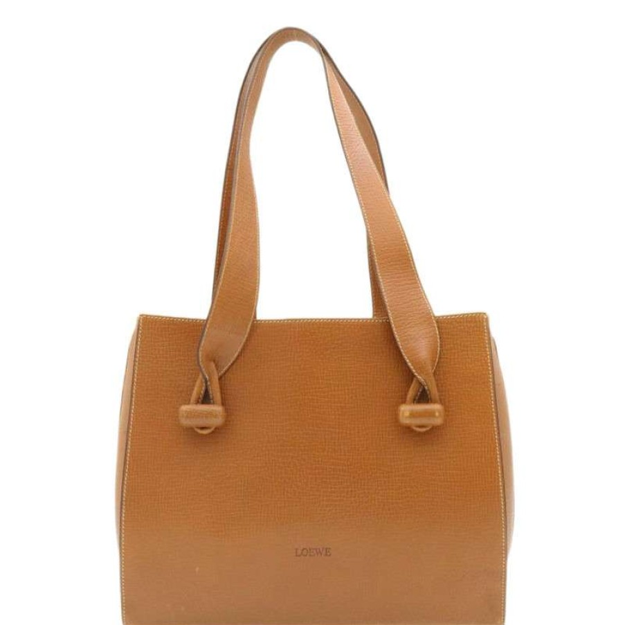 Loewe * | Low Price Loewe Shoulder Bag Leather In (One Size) Brown