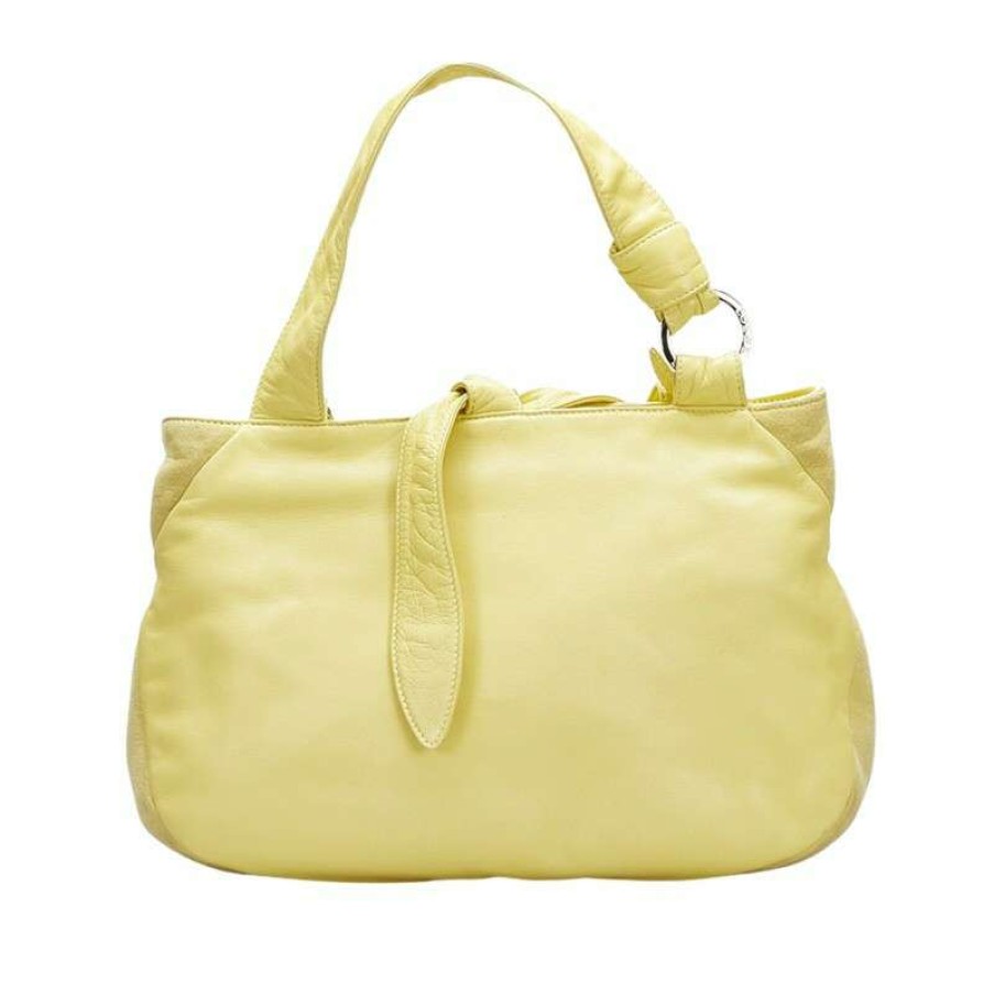 Loewe * | Hot Selling Loewe Handbag Leather In (One Size) Yellow