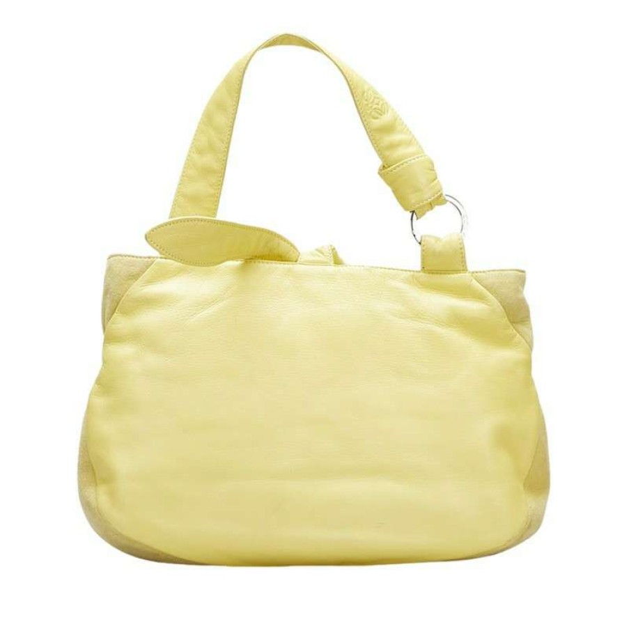 Loewe * | Hot Selling Loewe Handbag Leather In (One Size) Yellow