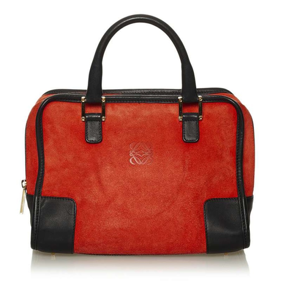 Loewe * | Cut Price Loewe Amazona Suede In (One Size) Red