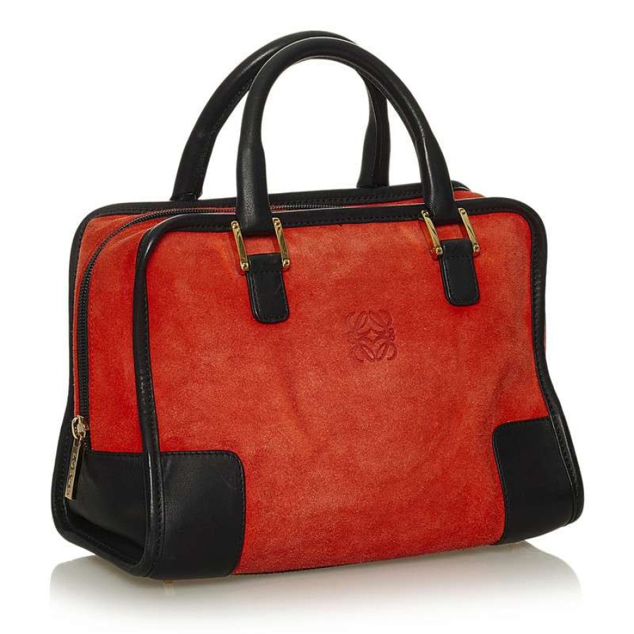 Loewe * | Cut Price Loewe Amazona Suede In (One Size) Red