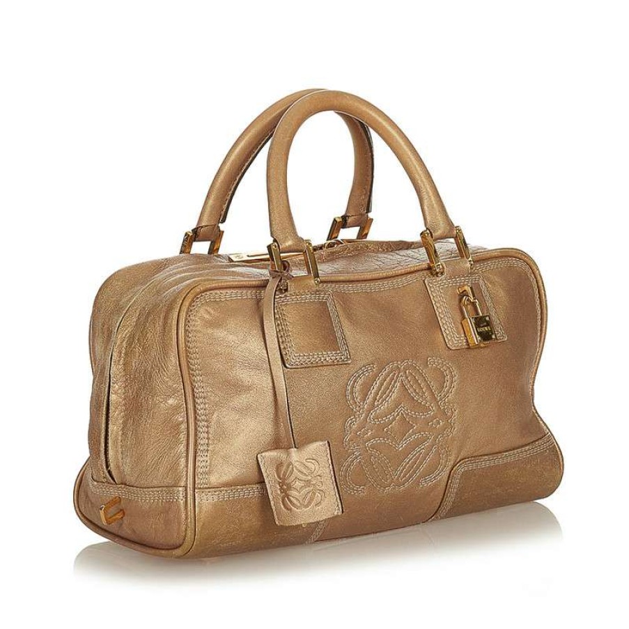 Loewe * | Premium Loewe Amazona Leather In (One Size) Gold