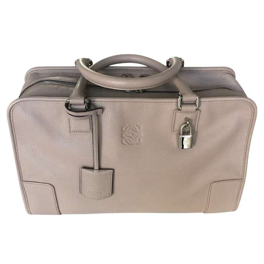 Loewe * | Popular Loewe Handbag Leather In (One Size) Grey