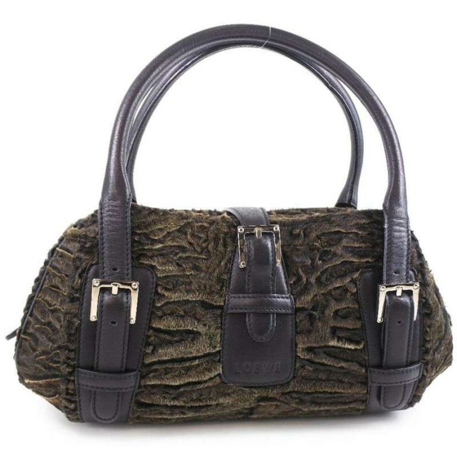 Loewe * | Best Sale Loewe Handbag Fur In (One Size) Brown