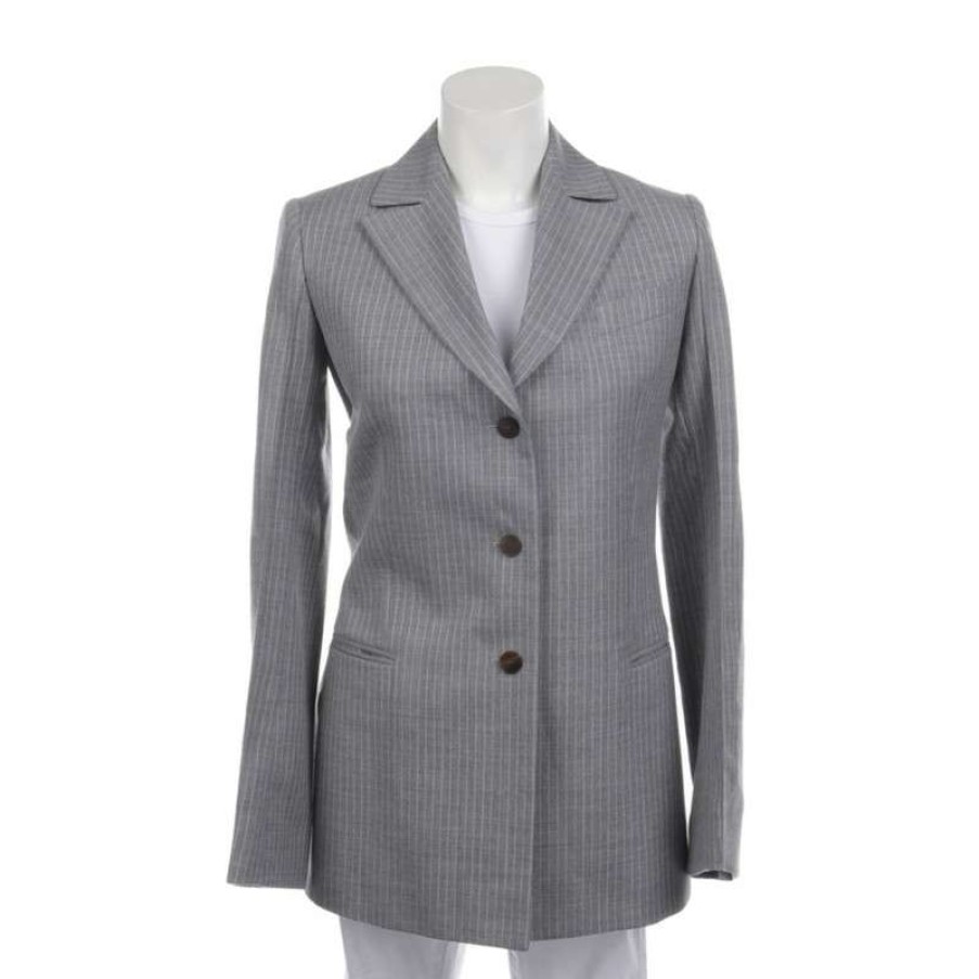 Loewe * | Best Choice Loewe Jacket/Coat Wool In (Size S) Grey