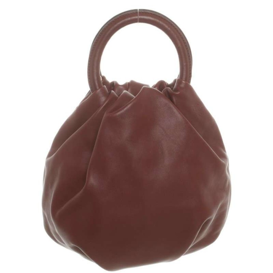 Loewe * | Quick Delivery Loewe Handbag Leather In (One Size) Bordeaux