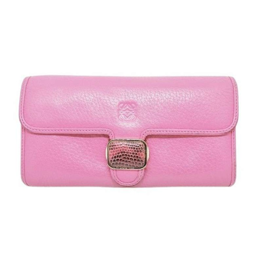 Loewe * | Top Sell Loewe Bag/Purse Leather In (One Size) Pink