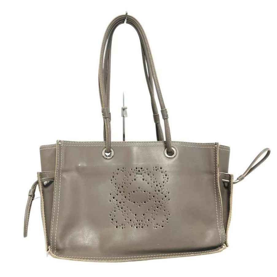 Loewe * | Excellent Loewe Tote Bag Leather In (One Size) Grey